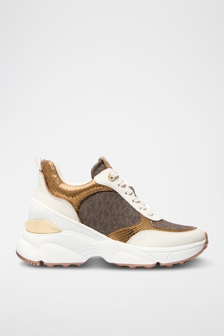 $Baskets compensées Katrina - Marron