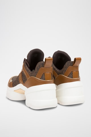 $Baskets plateformes Olympia Travel - Marron