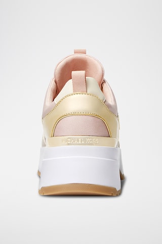 $Baskets plateformes Trainer - Rose et doré