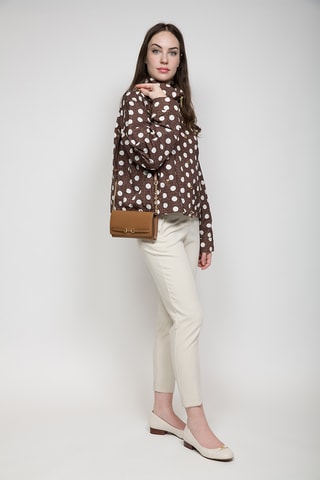 $Sac bandoulière en cuir Carson - Camel