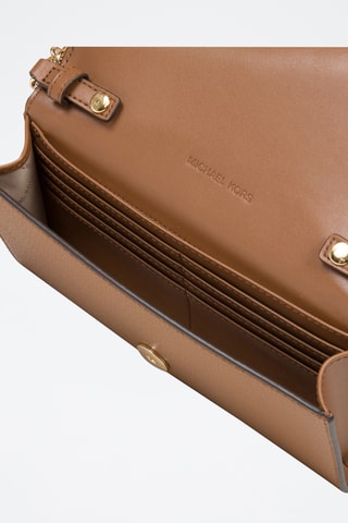 $Sac bandoulière en cuir Carson - Camel