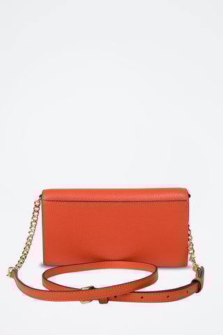 $Sac bandoulière en cuir Carson - Rouge