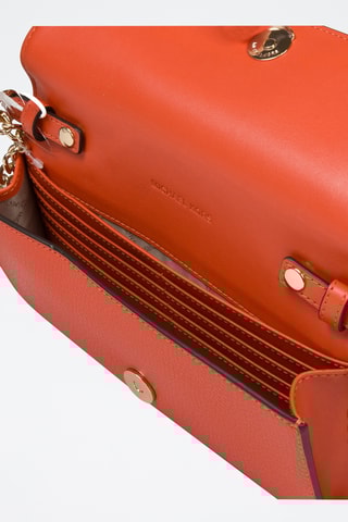 $Sac bandoulière en cuir Carson - Rouge