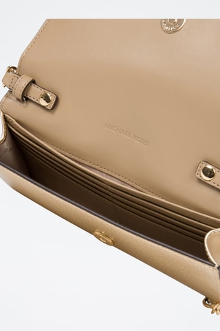 $Sac bandoulière en cuir Carson - Doré