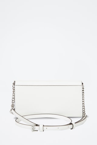 $Sac bandoulière en cuir Carson - Blanc