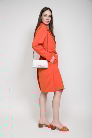 $Sac bandoulière en cuir Carson - Blanc
