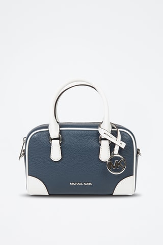 $Sac à main en cuir - Bleu marine