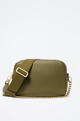 $Sac bandoulière en cuir - Vert