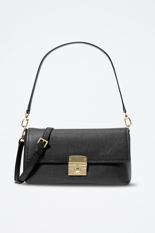 $Sac porté épaule en cuir - Noir