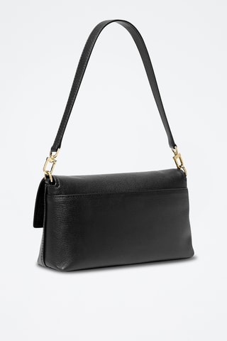 $Sac porté épaule en cuir - Noir