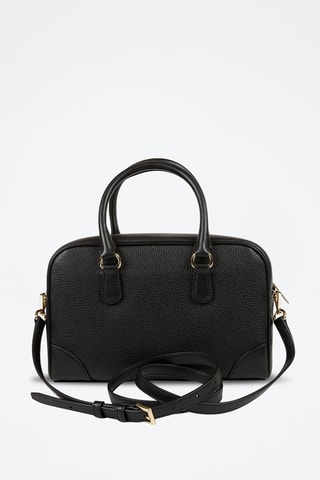 $Sac à main en cuir - Noir