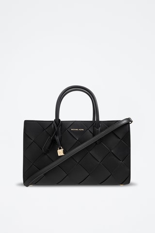 $Sac à main en cuir - Noir