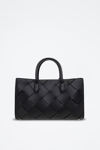 $Sac à main en cuir - Noir