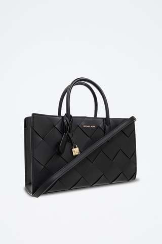 $Sac à main en cuir - Noir