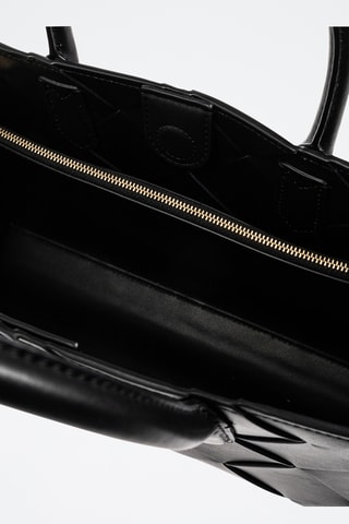 $Sac à main en cuir - Noir
