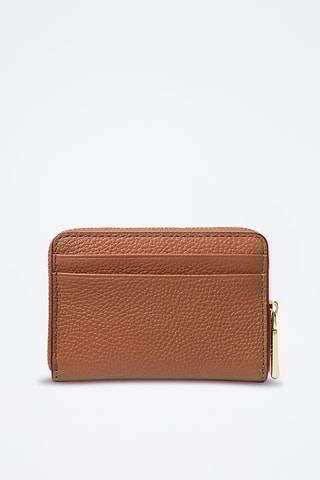 $Porte-cartes en cuir - Marron