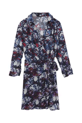 $Robe portefeuille - Bleu marine - IKKS