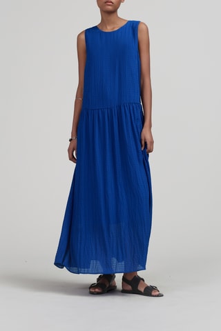 $Robe longue - Bleu - IKKS