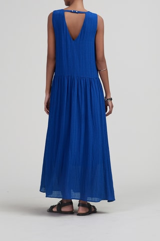 $Robe longue - Bleu - IKKS