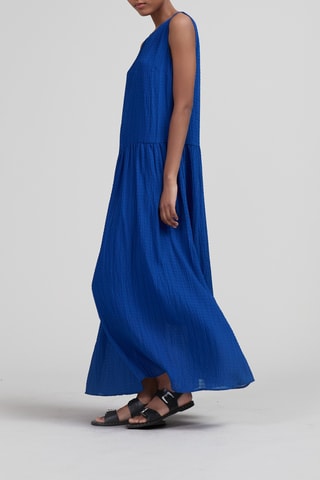 $Robe longue - Bleu - IKKS