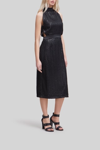 $Robe midi - Noir - IKKS