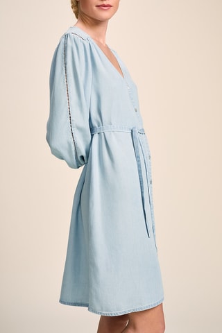 $Robe chemise 
Bleu - One Step - IKKS