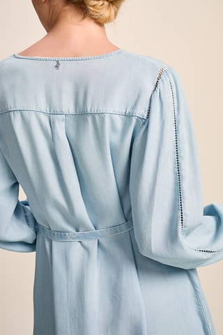 $Robe chemise 
Bleu - One Step - IKKS