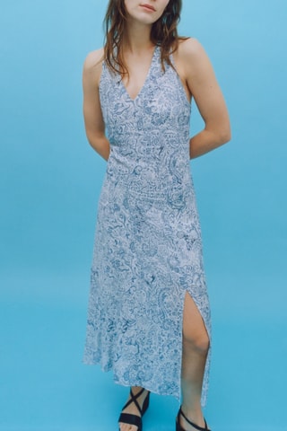 $Robe longue 
Bleu - IKKS