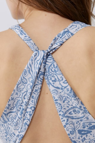 $Robe longue 
Bleu - IKKS