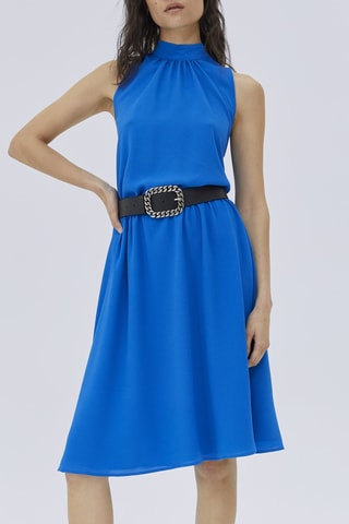 $Robe midi - 
Bleu - IKKS