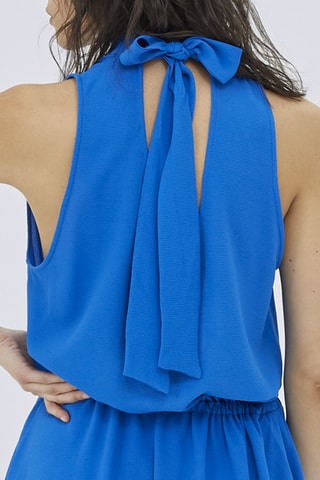 $Robe midi - 
Bleu - IKKS