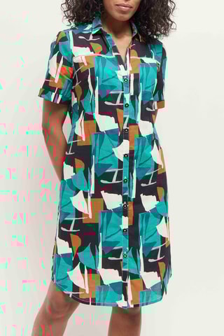 $Robe chemise - Vert - One Step