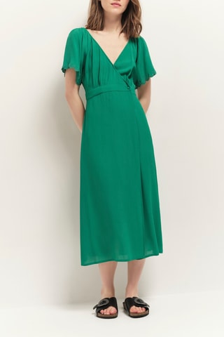 $Robe portefeuille - Vert - One Step