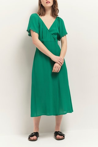 $Robe portefeuille - Vert - One Step