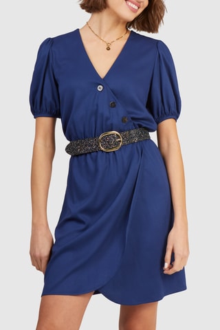 $Robe portefeuille - Indigo - I.Code