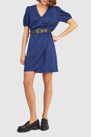 $Robe portefeuille - Indigo - I.Code