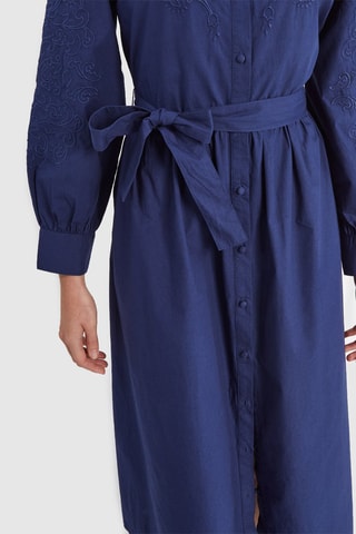 $Robe chemise - Indigo - I.Code