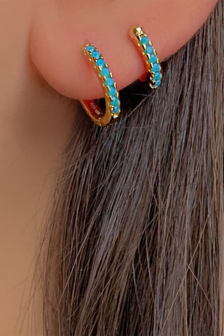 $Boucles d'oreilles - Doré