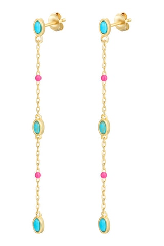 $Boucles d'oreilles - Bleu