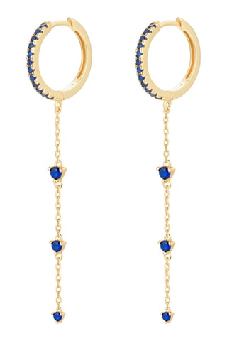 $Boucles d'oreilles - Bleu