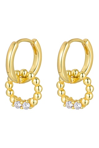 $Boucles d'oreilles - Plaqué or jaune