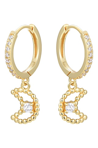 $Boucles d'oreilles - Plaqué or jaune