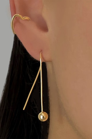 $Boucles d'oreilles - Doré