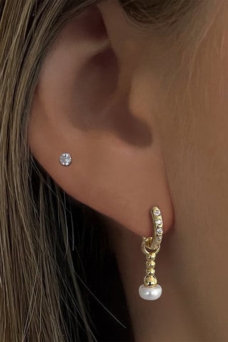 $Boucles d'oreilles - Doré