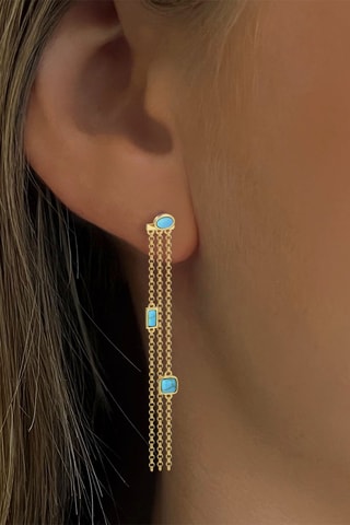 $Boucles d'oreilles - Doré