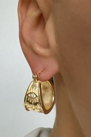 $Boucles d'oreilles - Doré