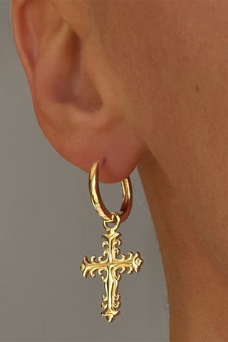 $Boucles d'oreilles - Doré