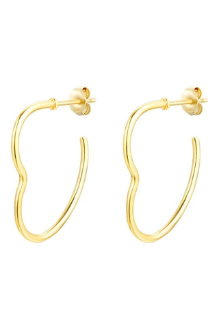 $Boucles d'oreilles dorées à l'or fin jaune