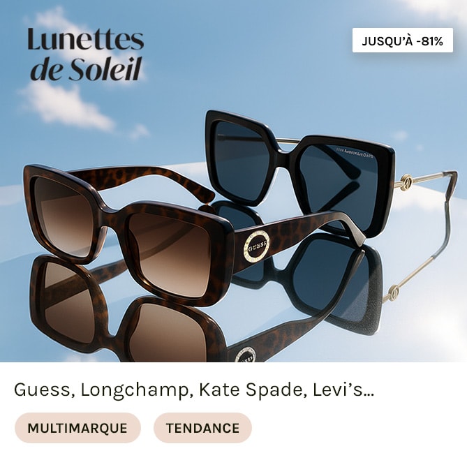 LUNETTES DE SOLEIL en soldes sur BEAUTÉ PRIVÉE
