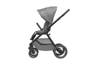 $Poussette pliable Oxford Essential - Gris et noir - De la naissance à 4 ans - Jusqu'à 22 kg